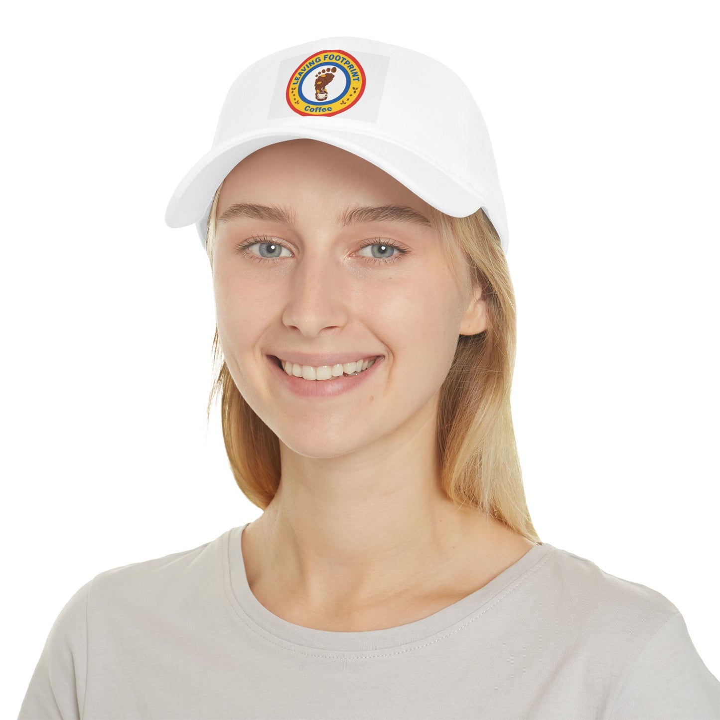 Coffee Logo Cap — "Leaving Footprint" Low Profile Baseball Hat